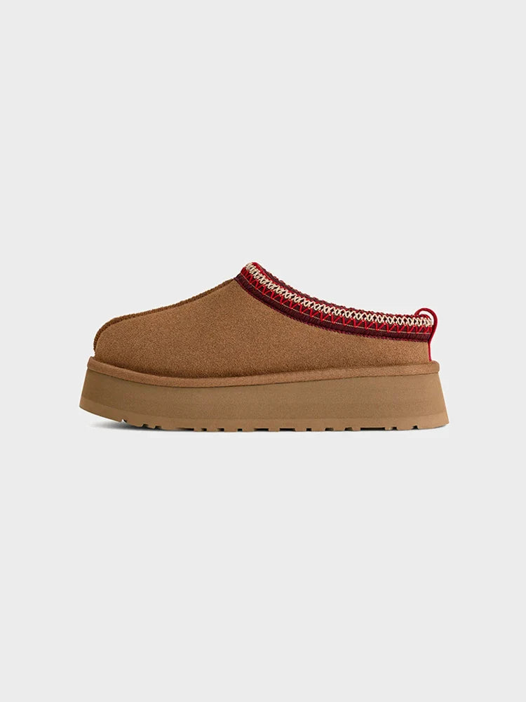 Women's Braided Leather Outdoor Suede Slippers