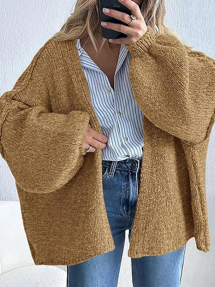 Women’s Oversized Knit Cardigan Sweater