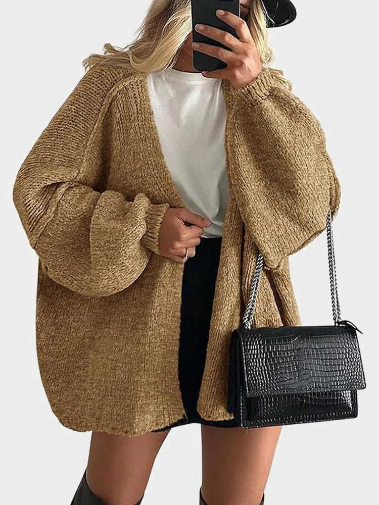 Women’s Oversized Knit Cardigan Sweater