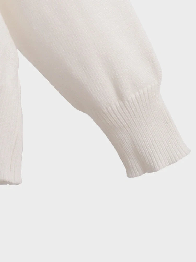 Long Sleeve Crew Neck Knit Oversized Sweater