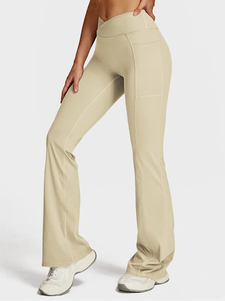 High-Waist Flare Lounge Pants
